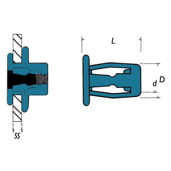 schema technique d'un insert etoilé tubriv